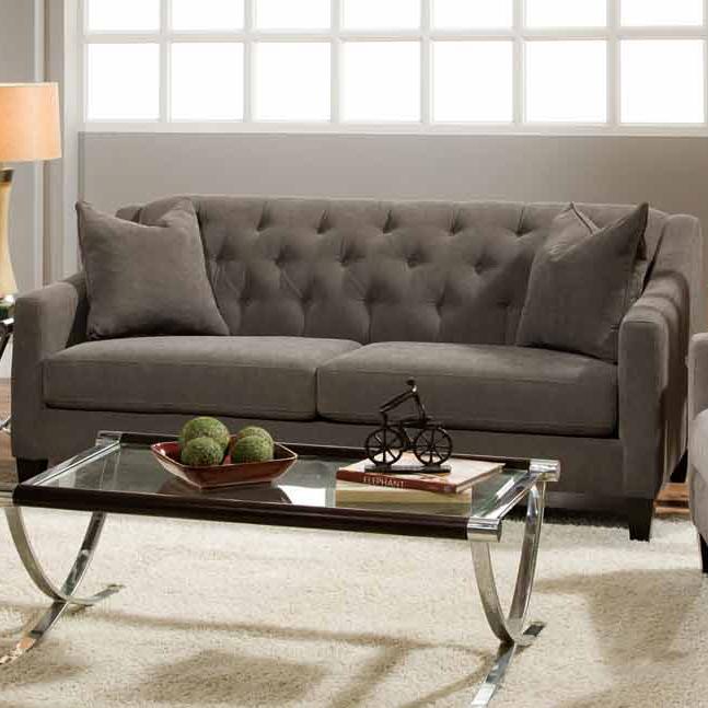 Bauhaus South Street Stationary Sofa w/ Tufted Back Find Your